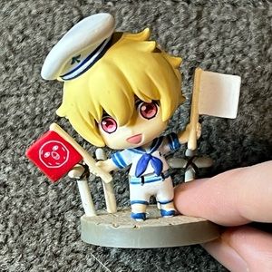 Free! Iwatobi Swim Club Nagisa Hazuki Sailor Uniform Mini Figure Chibi Kawaii